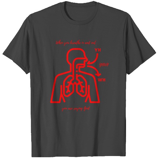 When you breathe in and out Red T Shirts
