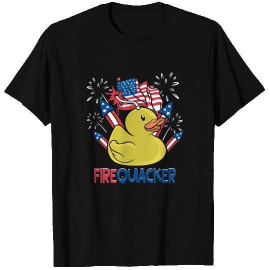 firequacker American 4th of July Firecracker T Shirts