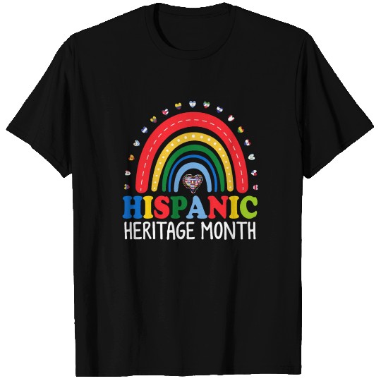Hispanic Heritage Month Spanish Rainbow Latino T Shirts