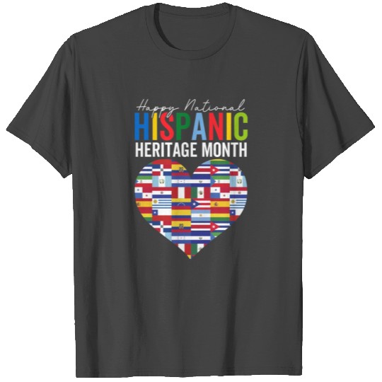 National Hispanic Heritage Month Hispanic Latino T Shirts