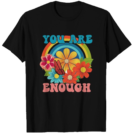 You Are Enough, Positive quotes, Vintage T Shirts