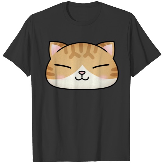 Cute Orange Tuxedo Cat Face T Shirts