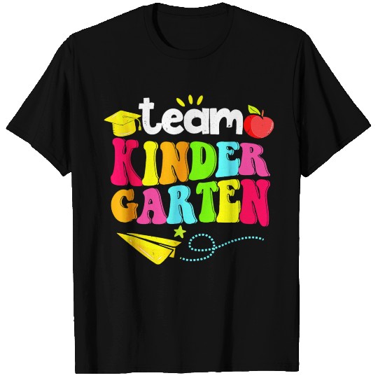 Team Kindergarten Teacher Student Funny Back To T Shirts