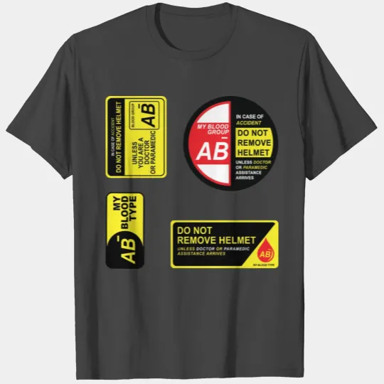 My Blood Type AB Min Stickers Pack T Shirts