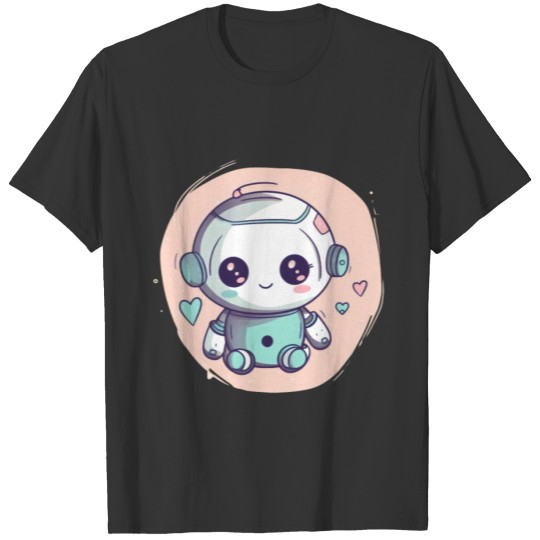 Girl Baby Robot Cute Aesthetic Future Engineer T Shirts