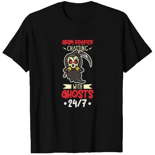 Funny Spooky Grim Reaper Death Dead Halloween Grim T Shirts