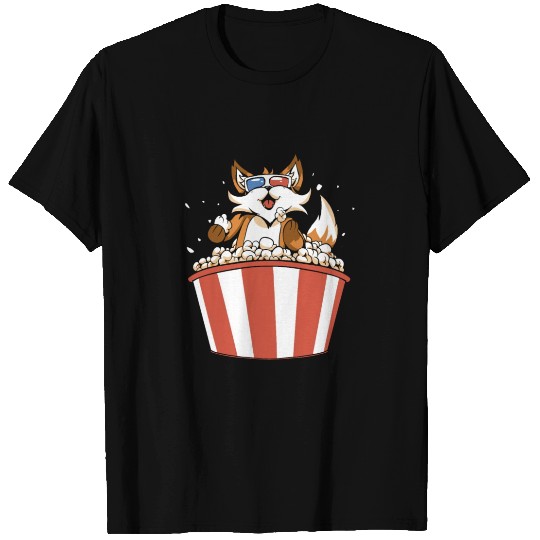 Popcorn Fox T Shirts