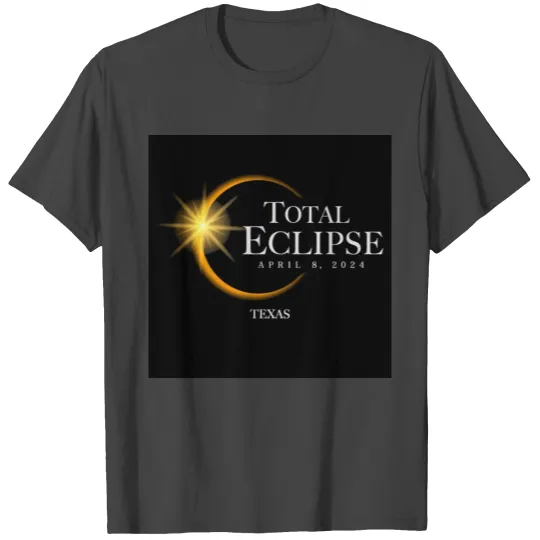 Texas Eclipse 2024 Souvenir April 8 Memento Cool T Shirts