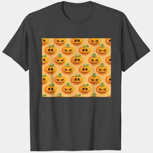 Halloween Pumpkin Orange T Shirts