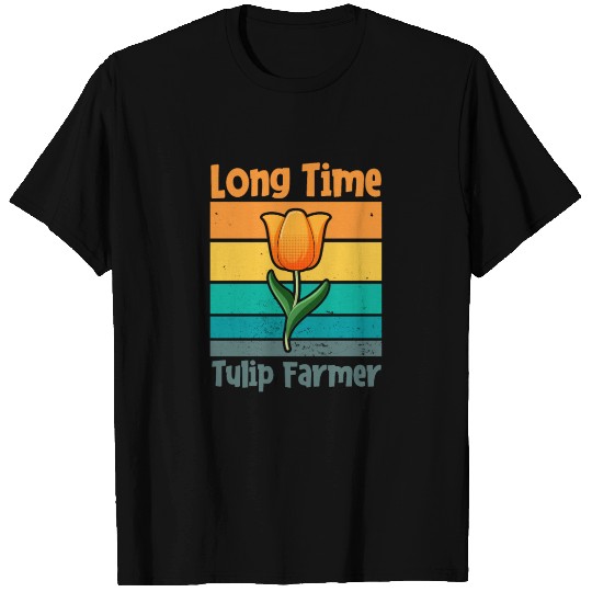 Tulip Gardening Farmer T Shirts
