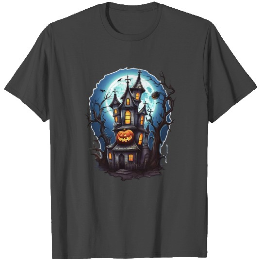 Haunted House Halloween T Shirts
