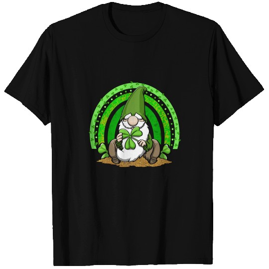 St patrick Gnome Rainbow T Shirts
