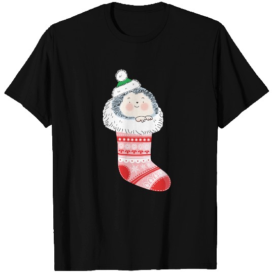 Holly Jolly Hedgehog T Shirts