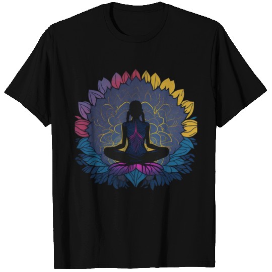 Serene Lotus Meditation T Shirts