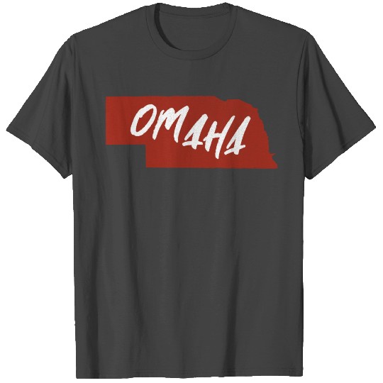 Omaha Nebraska Typography T Shirts