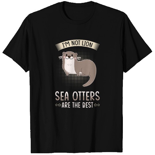 Sea Otter Lover Pun Funny T Shirts