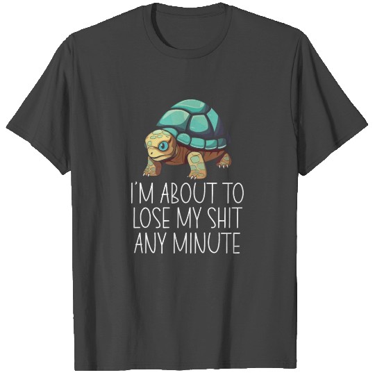 Grumpy Turtle Irritated Turtle Lover Tortoise Sea T Shirts