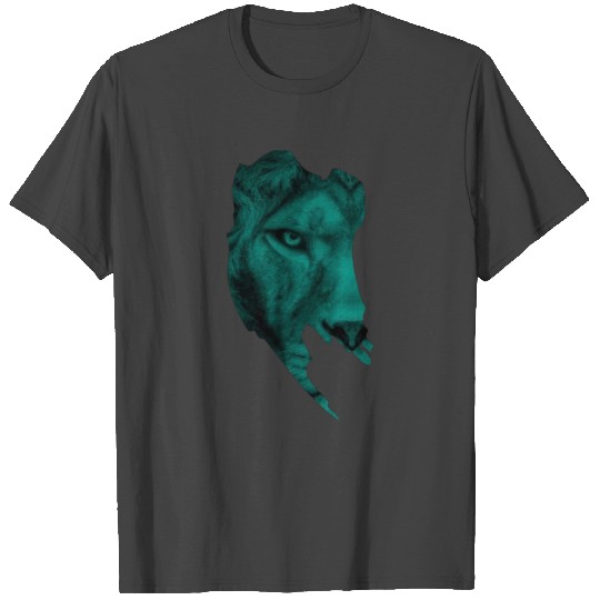 Lion of Judah (Blue) T Shirts