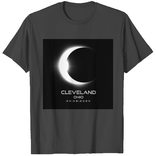 Cleveland Ohio Eclipse 2024 Souvenir Cool Memento T Shirts