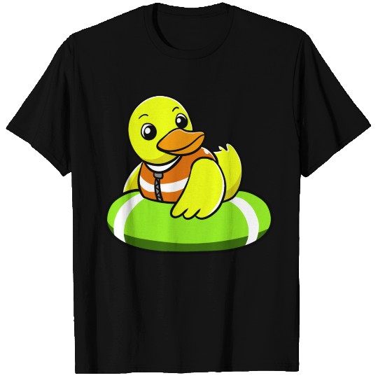 A Lazy Duck Is Swimming T Shirts