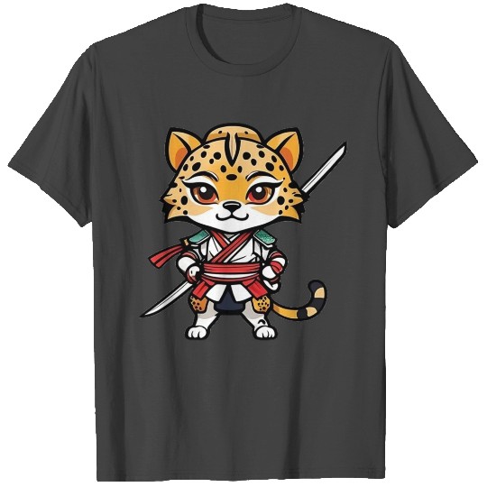 Samurai Cheetah T Shirts