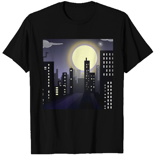 City On The Moon T Shirts