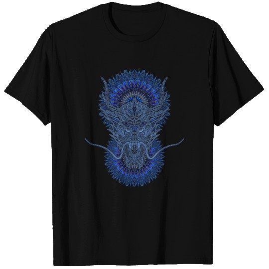 2024 Kaleidoscope Dragon 53 Blue Dragon T Shirts