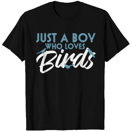 Bird Budgie Boy Avian Love Robin Heron Hummingbird T Shirts