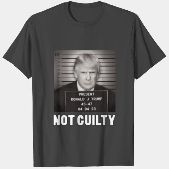 Donald Trump Mugshot Not Guilty T Shirts