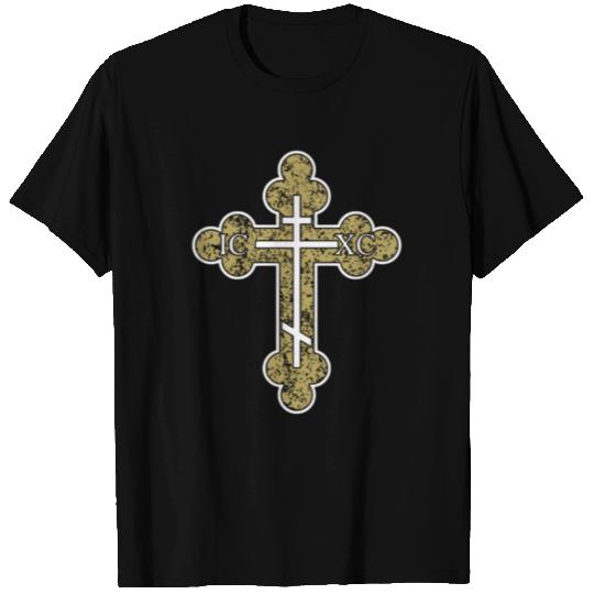 Icxc Nika Cross Christogram Orthodox Christian T Shirts