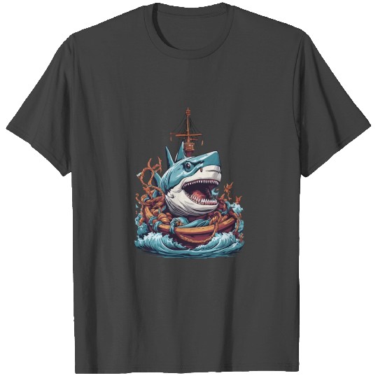 shark attack T Shirts