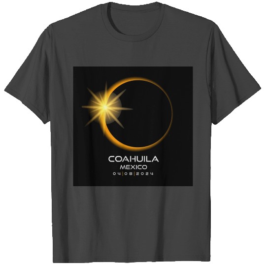 Coahuila Mexico Eclipse 2024 Souvenir April 8 T Shirts