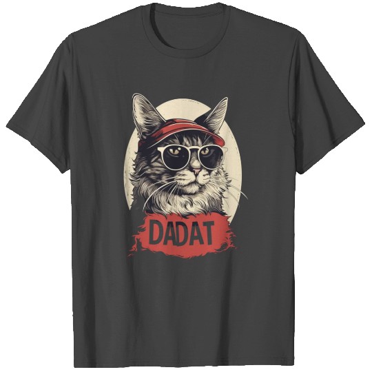 Cool cat T Shirts, handsome cat for dad.