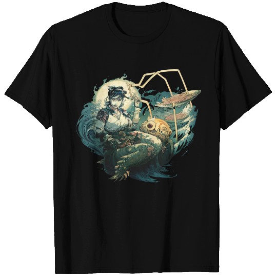 Ningyo and Kappa (Japanese Folklore) Ramen T Shirts