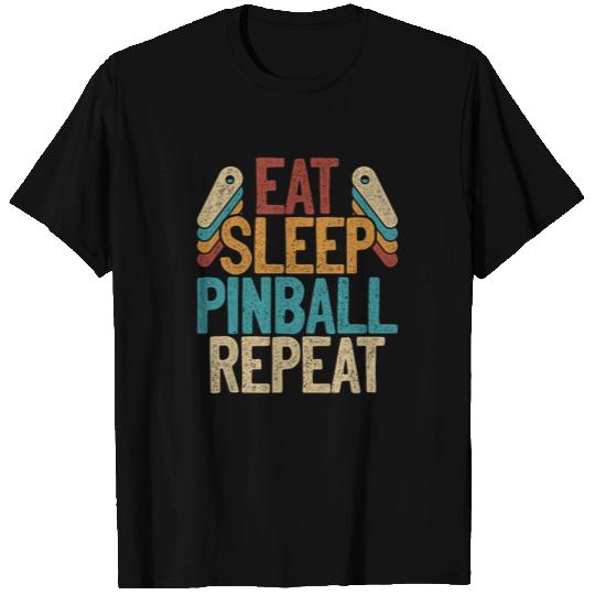 Eat Sleep Pinball Repeat T Shirts