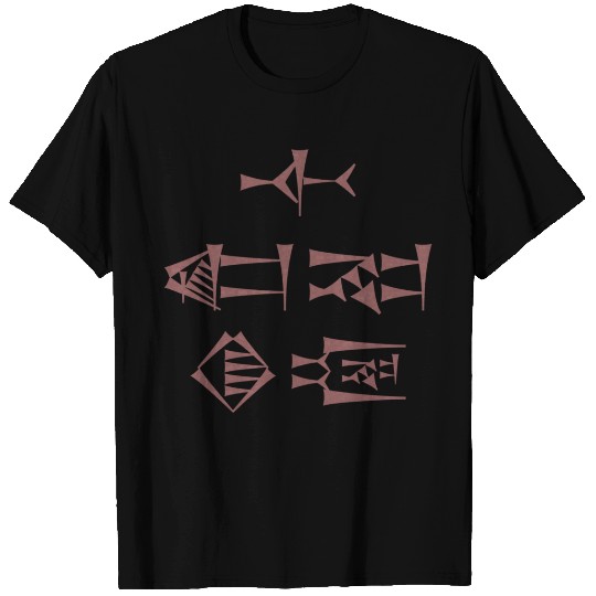 til zu-bir ki-aĝ (Live Laugh Love in Sumerian) T Shirts