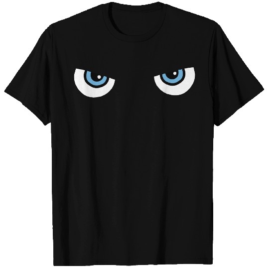 Black Cat Blue Eyes | Halloween Gift For Cat Lover T Shirts