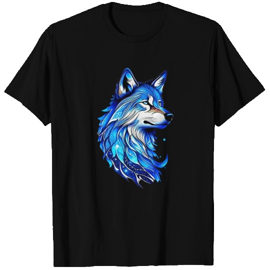 Blue Wolf T Shirts