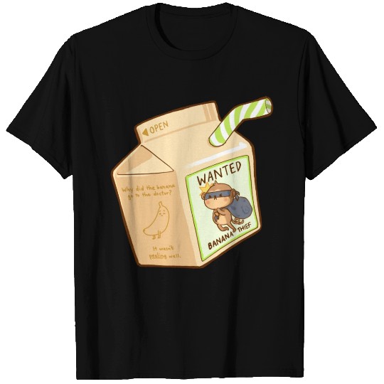 Monkey Banana Milk T Shirts