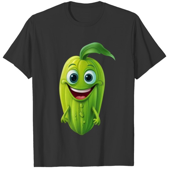 Kawaii Veggie Delight: Cucumber, Green Pumpkin & T Shirts