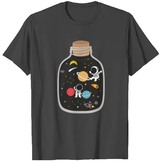 Space In A Bottle Funny Astronauts T Shirts