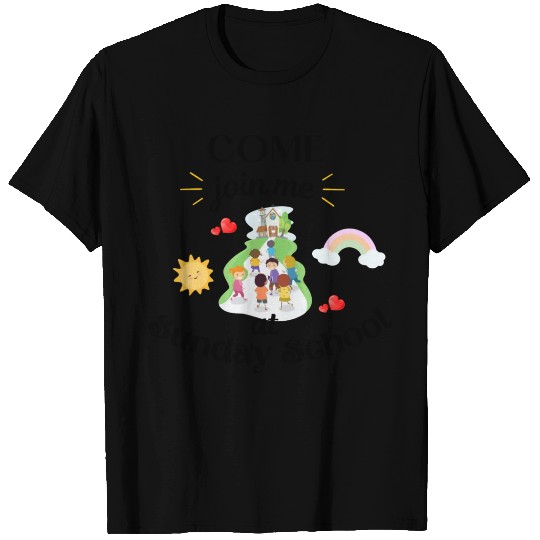 Join Me At Sunday School T Shirts