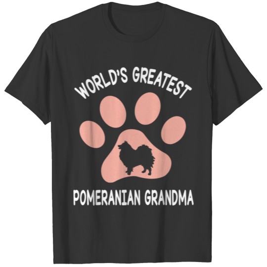 T7tee Happy Mother Day Pomeranian Dog Lover T Shirts