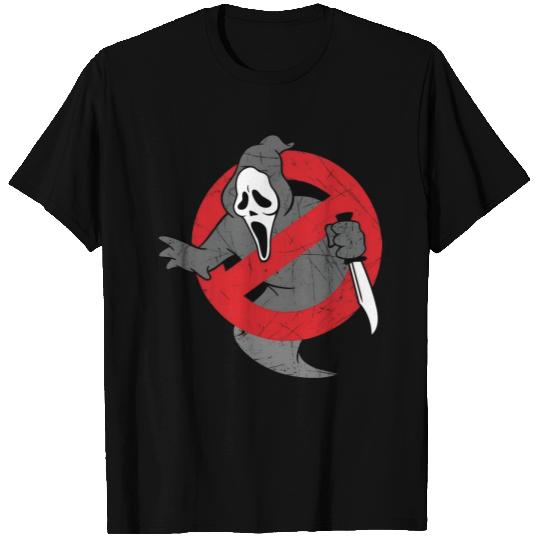 Halloween Ghost Face Scream T Shirts