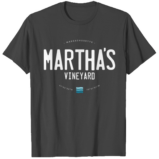 Martha's Vineyard Beach Waves T Shirts