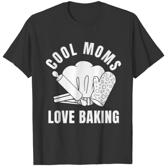 Cool Moms Love Baking Christmas Baking Crew Head T Shirts