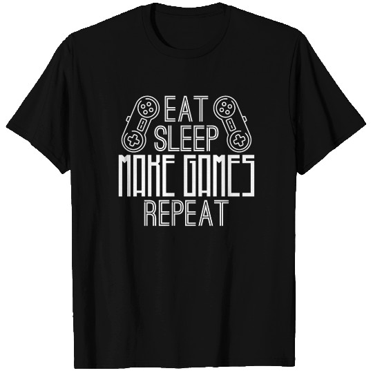 Game Developer Life Coder Dev Programmer Gameplay T Shirts