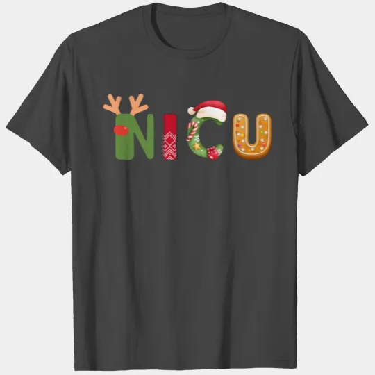 Cute NICU Christmas design T Shirts