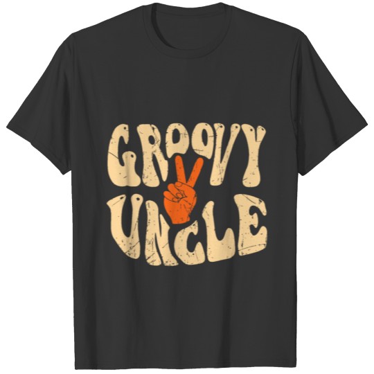 Groovy Uncle 70s Aesthetic Nostalgia 1970's Retro T Shirts