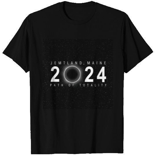 Jemtland Maine 2024 Eclipse Souvenir Cool Memento T Shirts